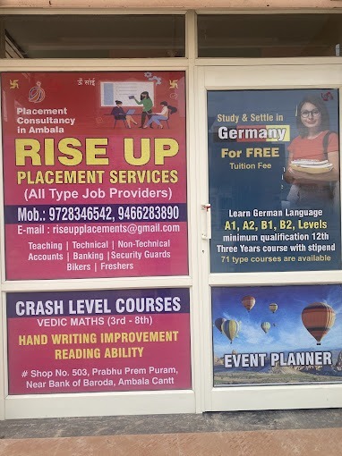 RISE UP PLACEMENT SERVICES-Job Consultant in Ambala