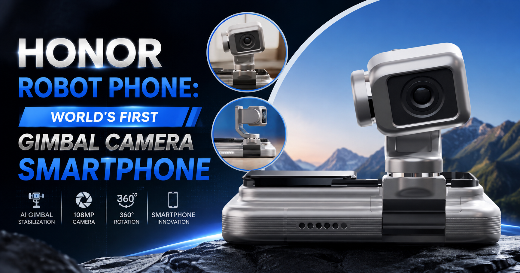 HONOR Robot Phone: World's First Gimbal Camera Smartphone