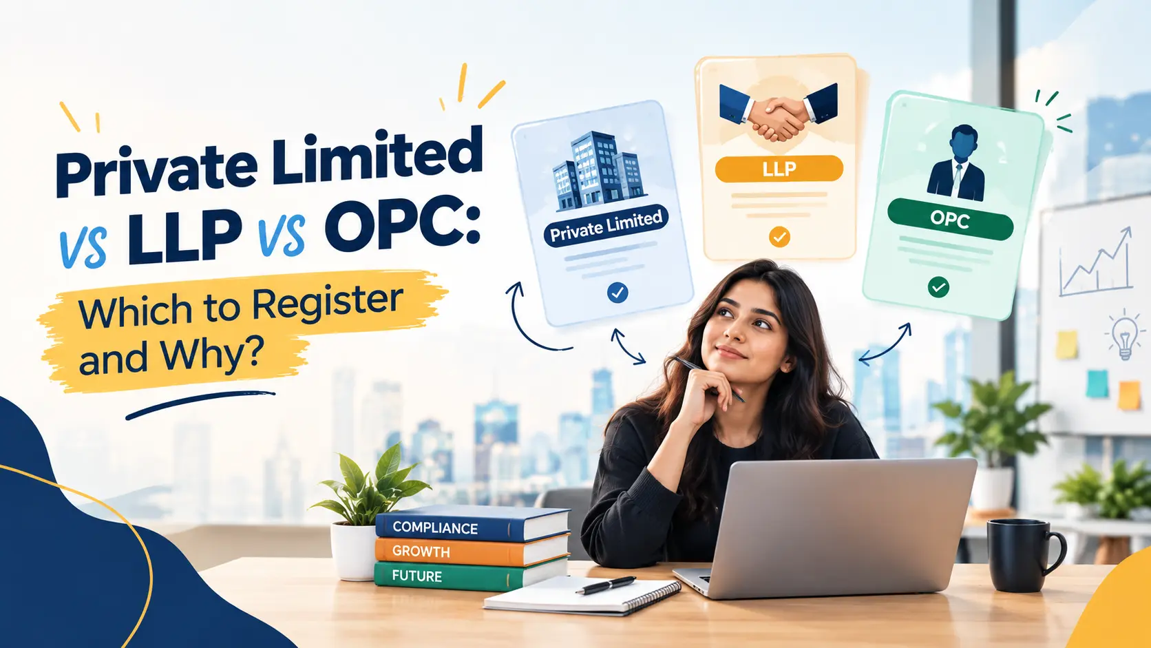 Private Limited vs LLP vs OPC: Which to Register and Why