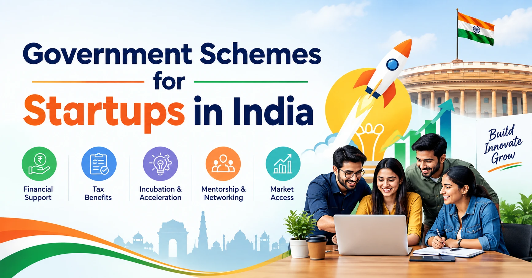 Government Schemes for Startups in India 2026: 12 Best Picks
