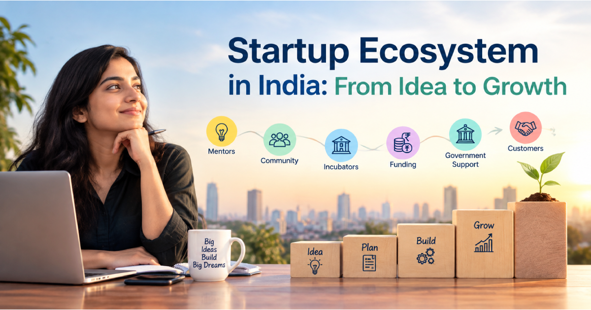 Startup Ecosystem in India: From Idea to Growth