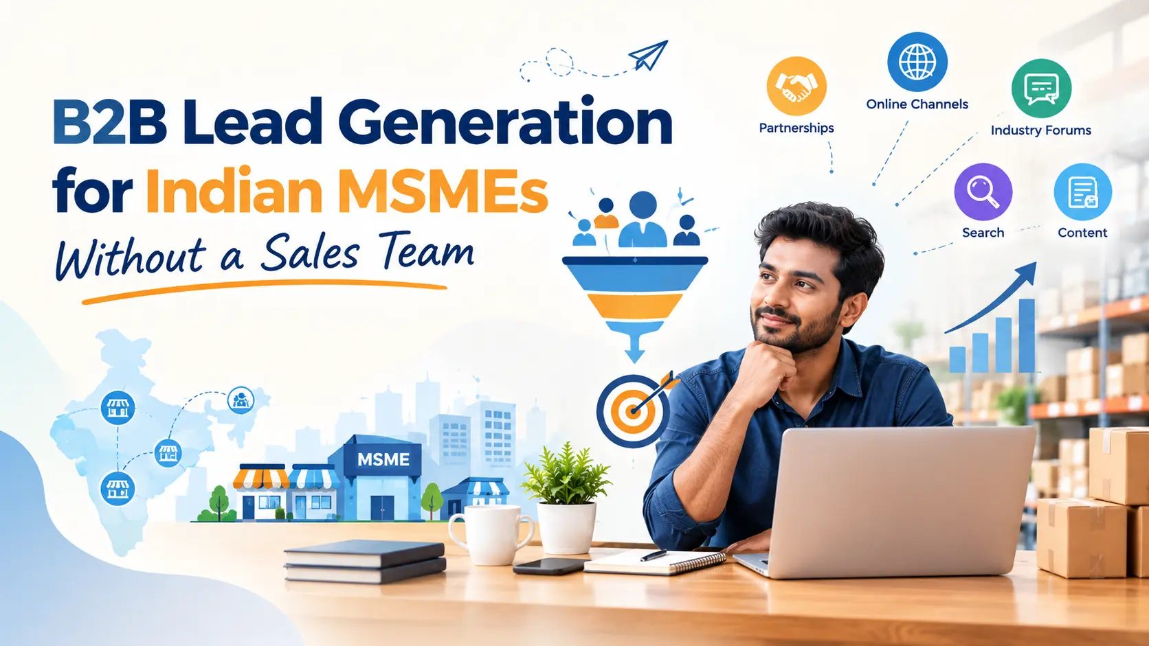 B2B Lead Generation for Indian MSMEs Without a Sales Team