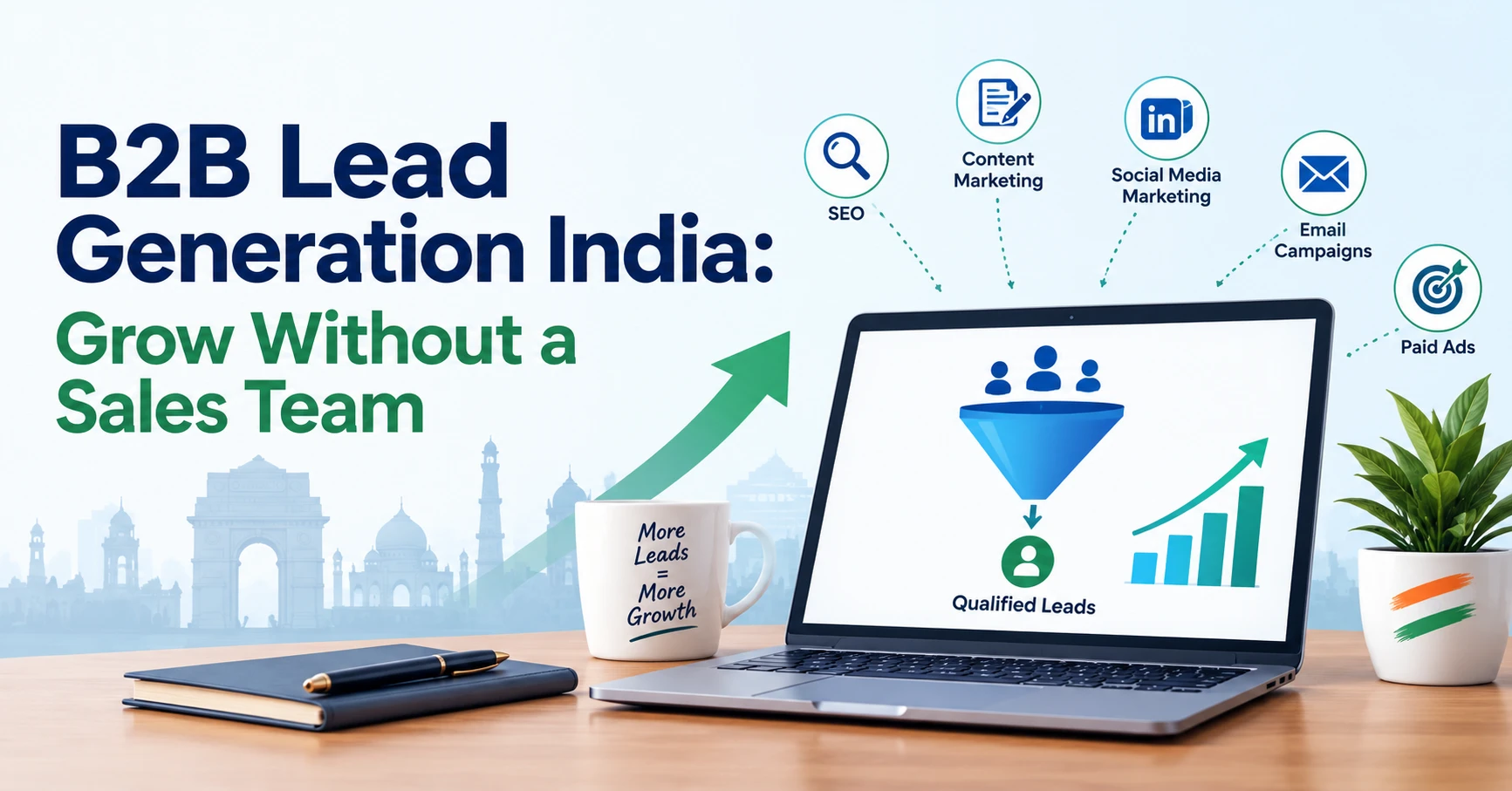 B2B Lead Generation India: Grow Without a Sales Team