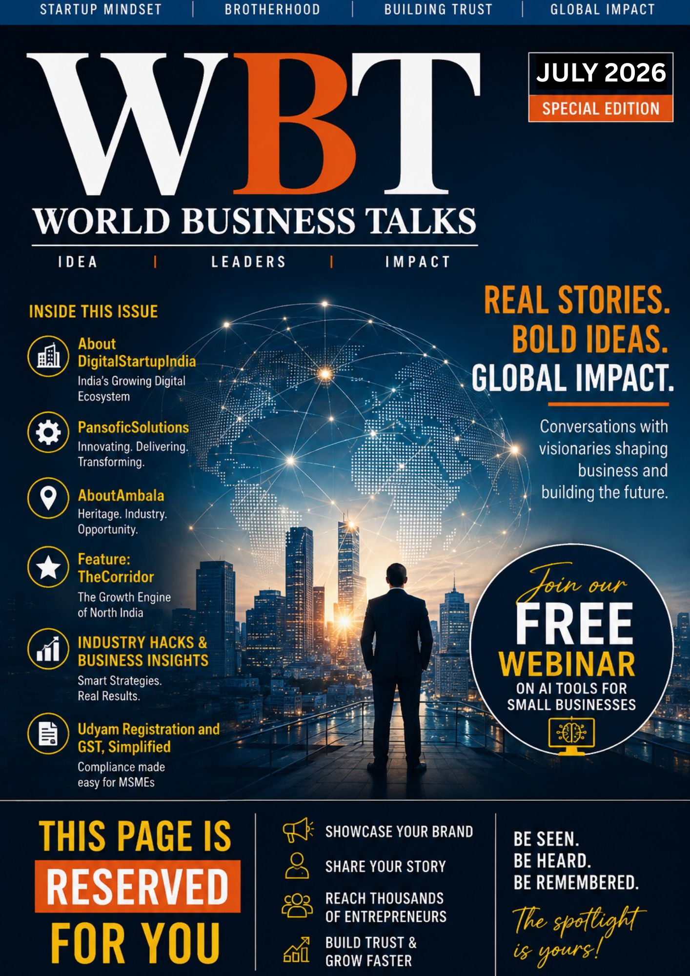 World Business Talks — July 2026 Edition